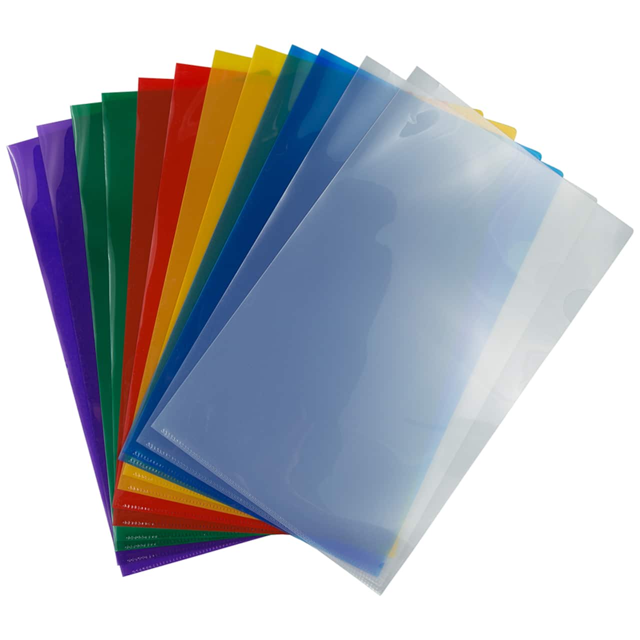 JAM Paper 9" x 14.5" Plastic Sleeve Page Protectors, 12ct.